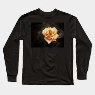 Peach and Pink Rose Long Sleeve T-Shirt